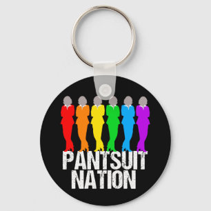 Pantsuit Nation Rainbow Women Schlüsselanhänger
