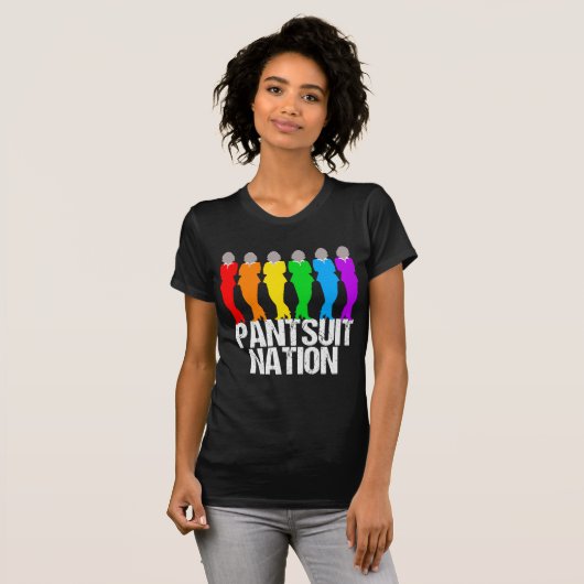 Pantsuit Nation Rainbow Women T-Shirt (Vorne ganz)