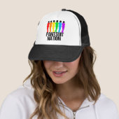 Pantsuit Nation Rainbow Women Truckerkappe (Beispiel)