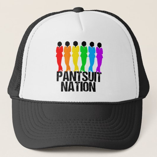 Pantsuit Nation Rainbow Women Truckerkappe (Vorderseite)
