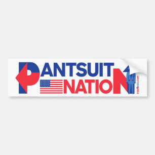 Pantsuit-Nations-Autoaufkleber Autoaufkleber