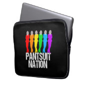 Pantsuit-Nations-Regenbogen-Frauen Laptopschutzhülle (Vorderseite Links)
