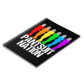 Pantsuit-Nations-Regenbogen-Frauen Notizblock (Linke Seite)