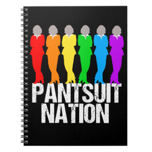 Pantsuit-Nations-Regenbogen-Frauen Notizblock