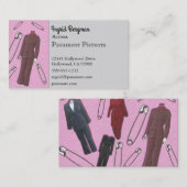 Pantsuits und Sicherheits-Buttone Visitenkarte (Vorne/Hinten)