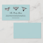 Panty Game Panels Bitte Karte einfügen (Vorne/Hinten)