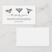 Panty Game Panels Bitte Karte einfügen (Vorne/Hinten)