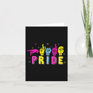Panual Asl Pride Pan Rainbow Sign Language Deaf Aw Karte