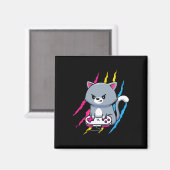 Panual Gaymer Geek Pride Lgbt Video Game Lover Gif Magnet (Vorderseite/Rückseite)