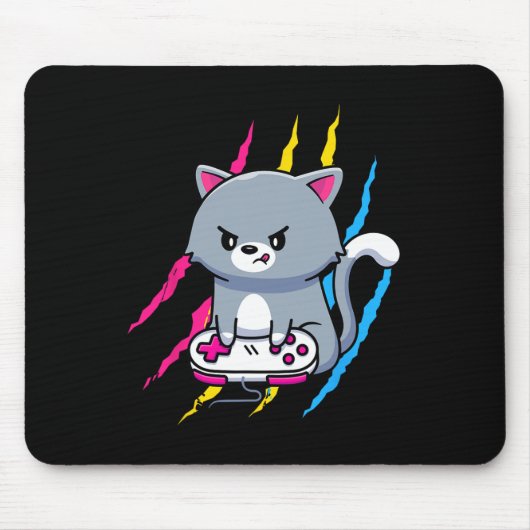 Panual Gaymer Geek Pride Lgbt Video Game Lover Gif Mousepad (Vorne)
