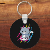 Panual Schwuler Spieler Geek Pride Lgbt Videospiel Schlüsselanhänger (Vorderseite)