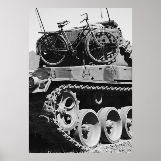 Panzer Fahrrad Poster (Vorne)