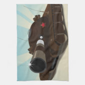 Panzer Geschirrtuch (Vertikal)