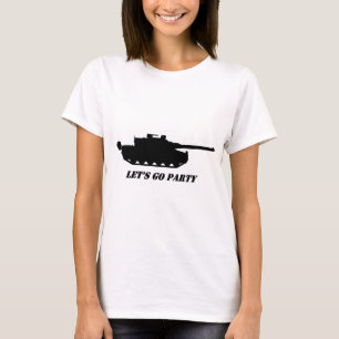 panzer go nur Party T-Shirt