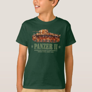Panzer II A2 Weltkrieg Zweiter deutscher Leuchttur T-Shirt