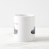 Panzer III. Deutscher Kampftank WW2 Kaffeetasse (Mittel)