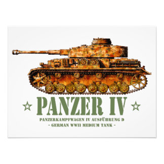 Panzer IV D Zweiter Weltkrieg Mittelalter Zweiter Fotodruck