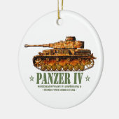 Panzer IV D Zweiter Weltkrieg Mittelalter Zweiter Keramik Ornament (Links)