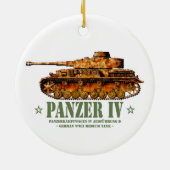 Panzer IV D Zweiter Weltkrieg Mittelalter Zweiter Keramik Ornament (Hinten)
