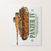Panzer IV D Zweiter Weltkrieg Mittelalter Zweiter Puzzle (Vertikal)