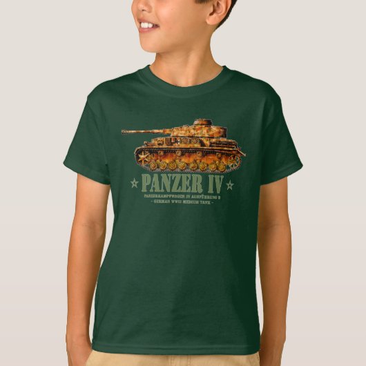 Panzer IV D Zweiter Weltkrieg Mittelalter Zweiter T-Shirt (Vorderseite)