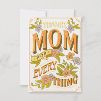 Panzer Mama für alles Dankeskarte