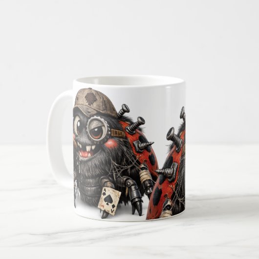 Panzer-Monster Kaffeetasse (Vorderseite Links)