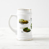 Panzer Stein Kursk 1943 Bierglas (Links)