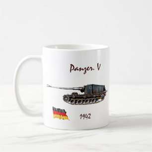 Panzer. V Behälter - WW II Kaffeetasse