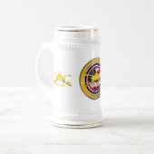 Panzer Veteran Custom Bierglas (Vorderseite Links)