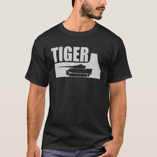 Panzer VI Tiger 1 Deutscher W2 2 T-Shirt (Vorderseite)