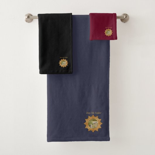 Panzerabwehrrakete der Goldenen Armee (Mix) Badhandtuch Set (Insitu)