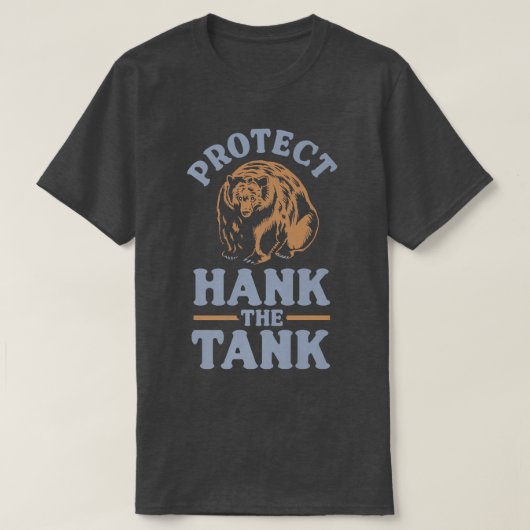 Panzerbär - Schützen Sie die Tankprämie T-Shirt (Design vorne)
