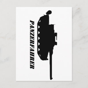 Panzerfahrer Postkarte