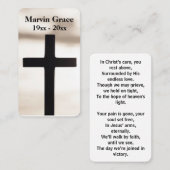 Panzerkarte für Schwarzes Kreuz Visitenkarte (Vorne/Hinten)