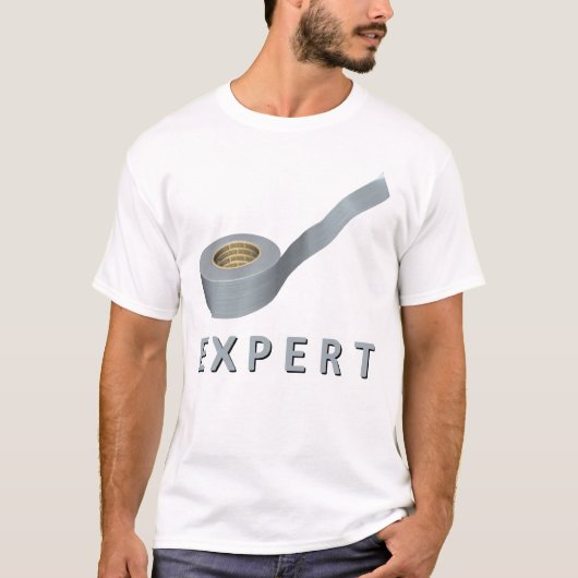 Panzerklebeband-Experte T-Shirt (Vorderseite)