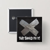 Panzerklebeband sollte es regeln button (Vorne & Hinten)