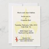 Panzerkrebs-Blutgeschwür-Party Einladung (Rückseite)