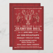 Panzerkrebs-Blutgeschwür-Party Einladung (Vorne/Hinten)