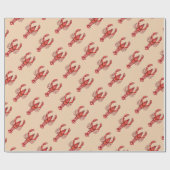 Panzerkrebs-Gewohnheit Louisianas Cajun Geschenkpapier (Flach)