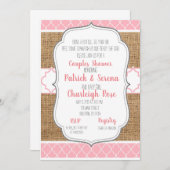 Panzerkrebs-Paar-Dusche Einladung (Vorne/Hinten)