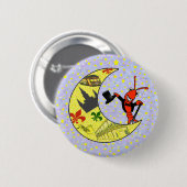 Panzerkrebs-Zylinder-Halbmond-Mond Button (Vorne & Hinten)