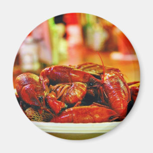 Panzerkrebse am Gipfel-Austern-Haus Magnet