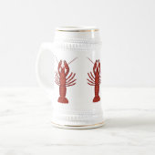 Panzerkrebse Bierglas (Vorderseite Links)