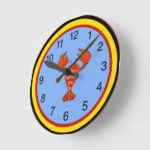 Panzerkrebse, Panzerkrebse, Hummer-Uhr Runde Wanduhr (Winkel)