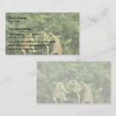 Panzerkrebsnahaufnahme Unterwasser Visitenkarte (Vorne/Hinten)