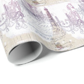 Panzerleuchter paris eiffturm geschenkpapier (Rolleneckpunkt)