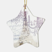 Panzerleuchter paris eiffturm keramikornament (Links)