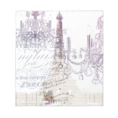 Panzerleuchter paris eiffturm notizblock (Vorderseite)