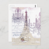 Panzerleuchter paris eiffturm postkarte (Vorne/Hinten)